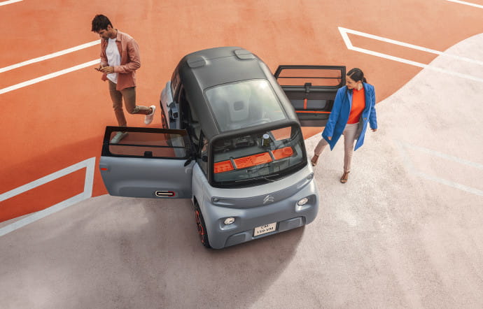 Citroën présente Ami, sa voiturette électrique sans permis en autopartage