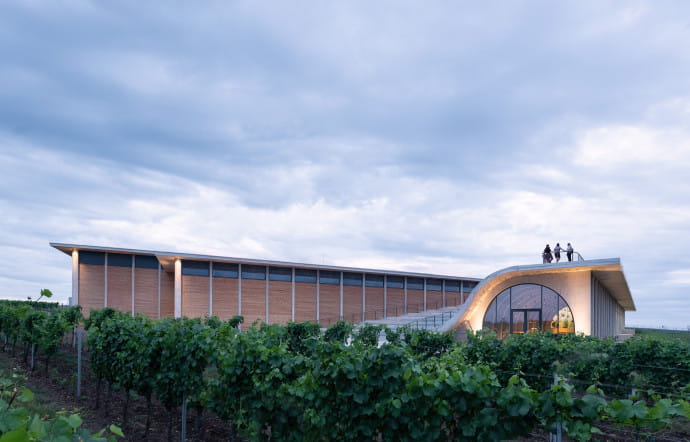 Architecture : un nouvel écrin pour le vin Lahofer en République tchèque