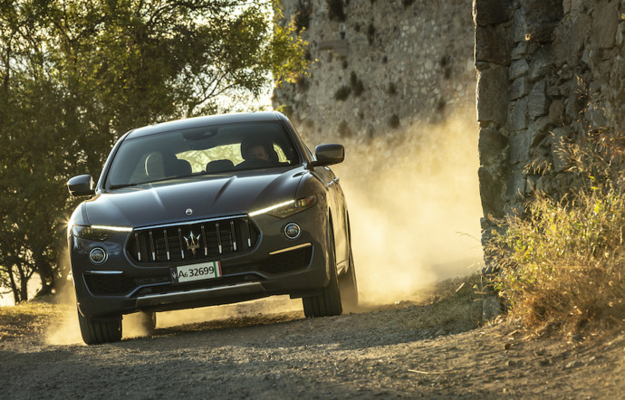 Le Maserati Levante Hybrid, présenté fin juillet à Saint-Tropez.